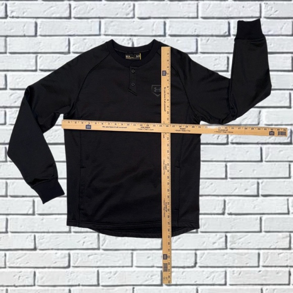 Under Armour Black Long Sleeve Performance Pullover Shirt Men’s Size M SS 2017 - Picture 11 of 16